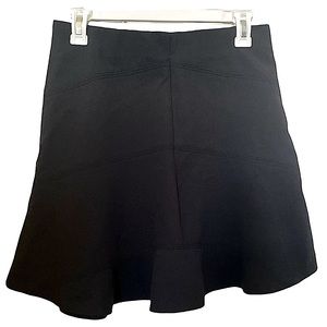 Black A-Line Loft Mini Skirt